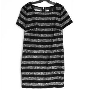 Marc by Marc Jacobs black and white lace dress